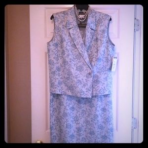 Womens Vintage Blue Suit